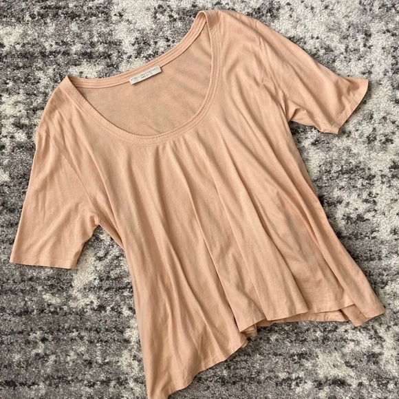 Stella McCartney Tops - Stella McCartney nude buckle back top blouse EU 42